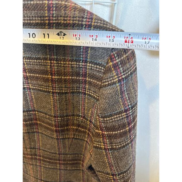 Boden British tweed wool blazer plaid women’s 8 - Picture 8 of 9